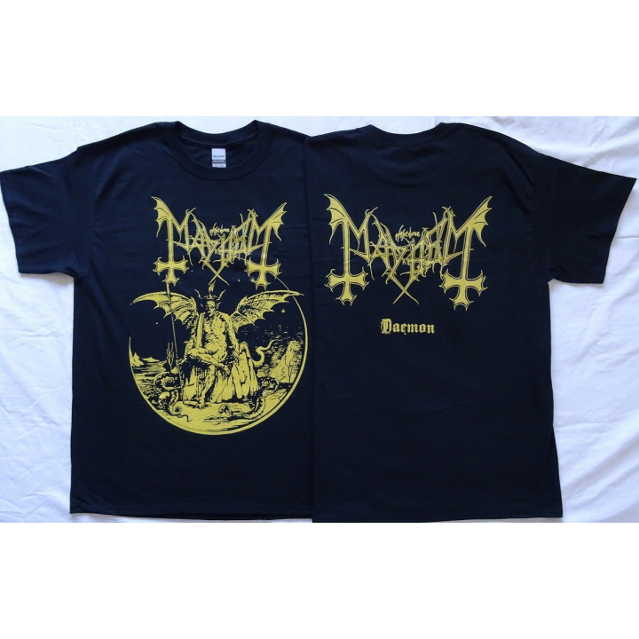 Mayhem Daemon Gold Official T-Shirt Ltd Official Merchandise