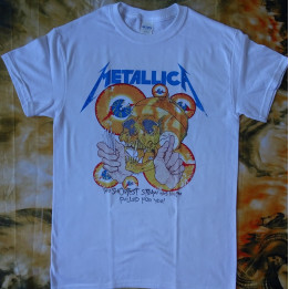 Metallica Shortest Straw ... And Justice For All Official Original T-Shirt Classic Thrash Metal