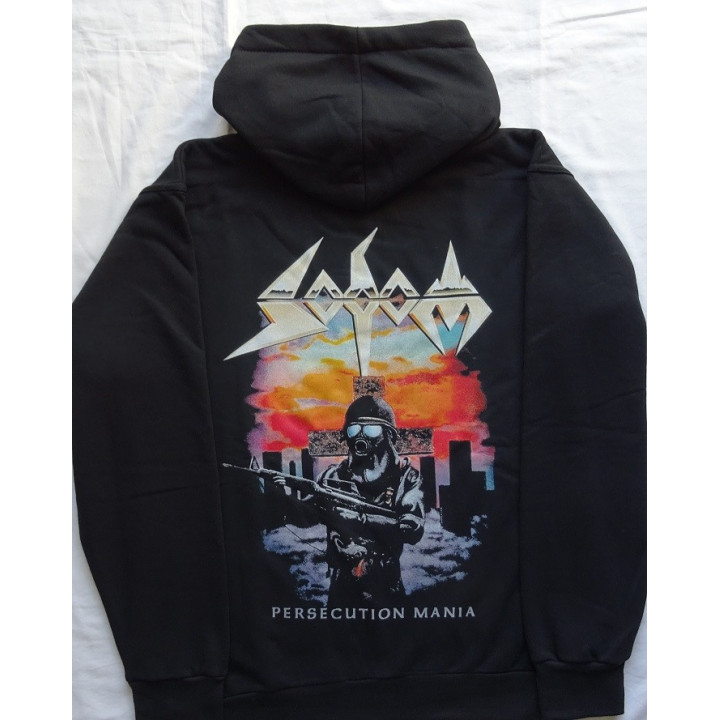 Sodom Persecution Mania Official Hoodie Classic German Old Thrash Metal