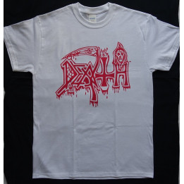 Death Red Logo Free Shipping Official Offiziell T-Shirt Death Metal