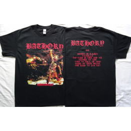 Bathory Hammerheart Official T-Shirt Quorthon Seth Legend of Black Metal 