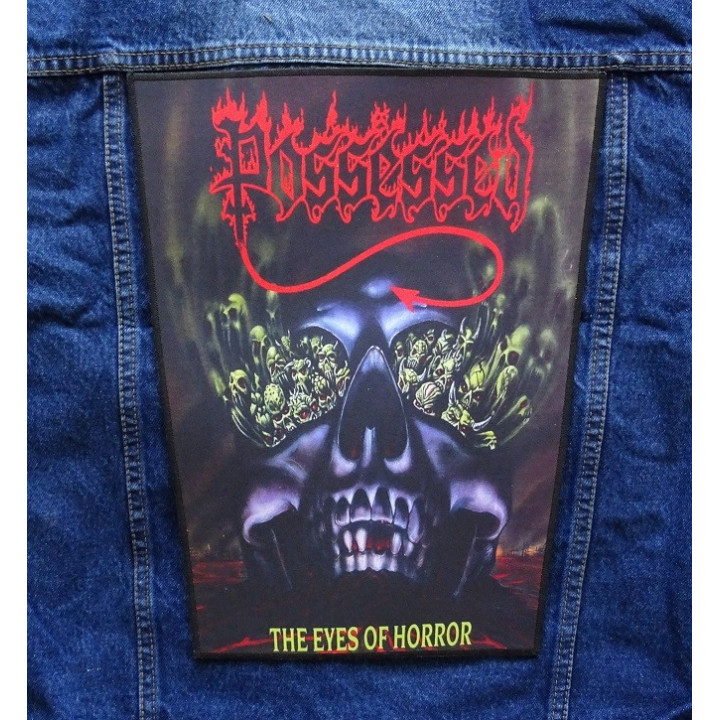 POSSESSED The Eyes of Horror Backpatch Giant Back Patch Rückenaufnäher Aufnäher