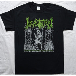 Incantation Reaping The Souls Of Blasphemy Official T-Shirt Official Merchandise Death Fucking Metal