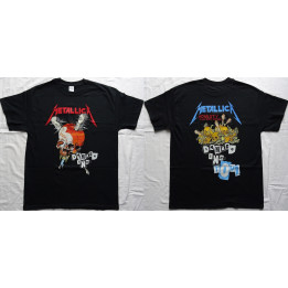  Metallica Damage Inc Tour 1986 Official Merchandise T-Shirt Thrash Metal 