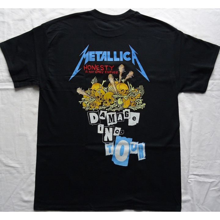  Metallica Damage Inc Tour 1986 Official Merchandise T-Shirt Thrash Metal 