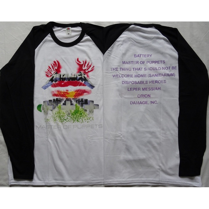 Metallica Master Of Puppets Longsleeve T-Shirt Classic Thrash Metal