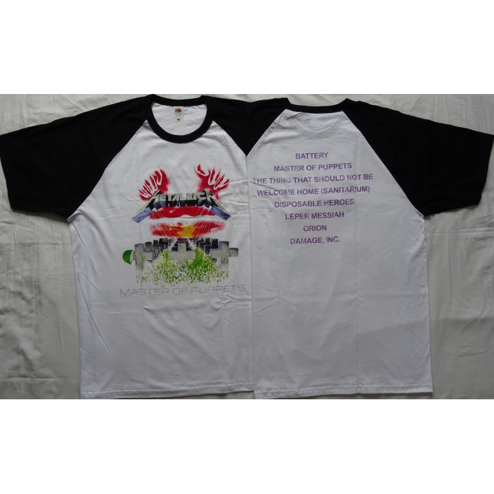 Metallica Master Of Puppets Official Original Baseball Thrash Metal