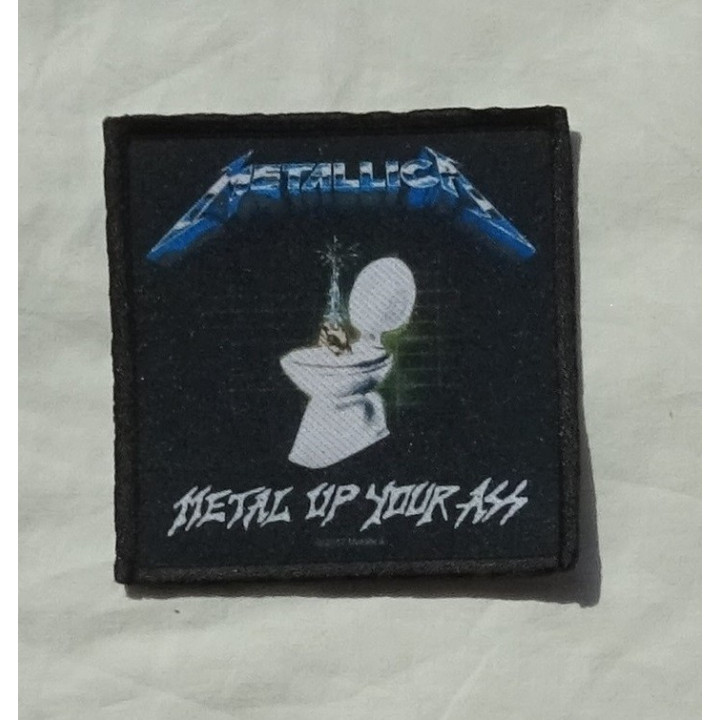 Metallica Metal Up Your Ass Patch Kill ’Em All Backpatch Rückenaufnäher Aufnäher