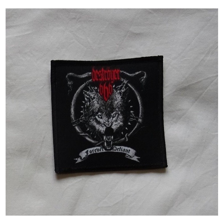 Deströyer 666 Forever Defiant Patch Backpatch Rückenaufnäher Aufnäher
