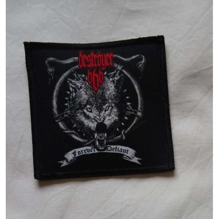 Deströyer 666 Forever Defiant Patch Backpatch Rückenaufnäher Aufnäher