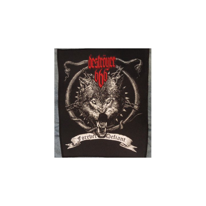 Deströyer 666 Forever Defiant Destroyer 666 Back Patch Rückenaufnäher