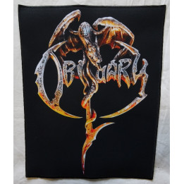Obituary Logo Florida Death Metal Backpatch Giant Back Patch Rückenaufnäher Aufnäher