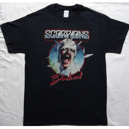 Scorpions Blackout Official Merchandise T-Shirt Heavy Metal Hard Rock