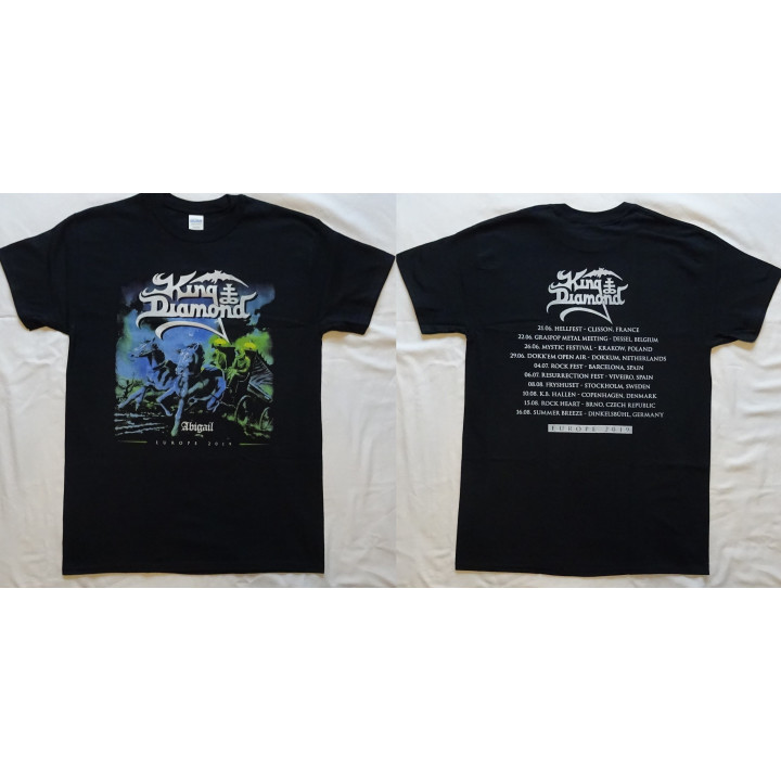 King Diamond Abigail Europe 2019 Free Shipping Free Delivery Official Merchandise T-Shirt 100% Pure Evil
