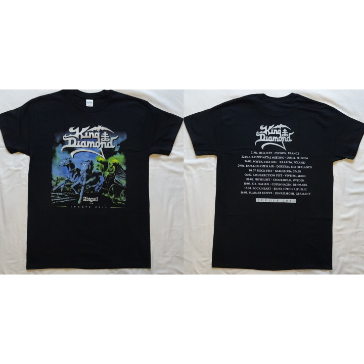 King Diamond Abigail Europe 2019 Free Shipping Free Delivery Official Merchandise T-Shirt 100% Pure Evil