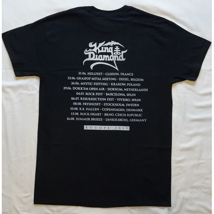 King Diamond Abigail Europe 2019 Free Shipping Free Delivery Official Merchandise T-Shirt 100% Pure Evil