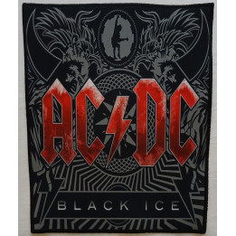 AC/DC Black Ice Backpatch Giant Back Patch Rückenaufnäher Aufnäher 