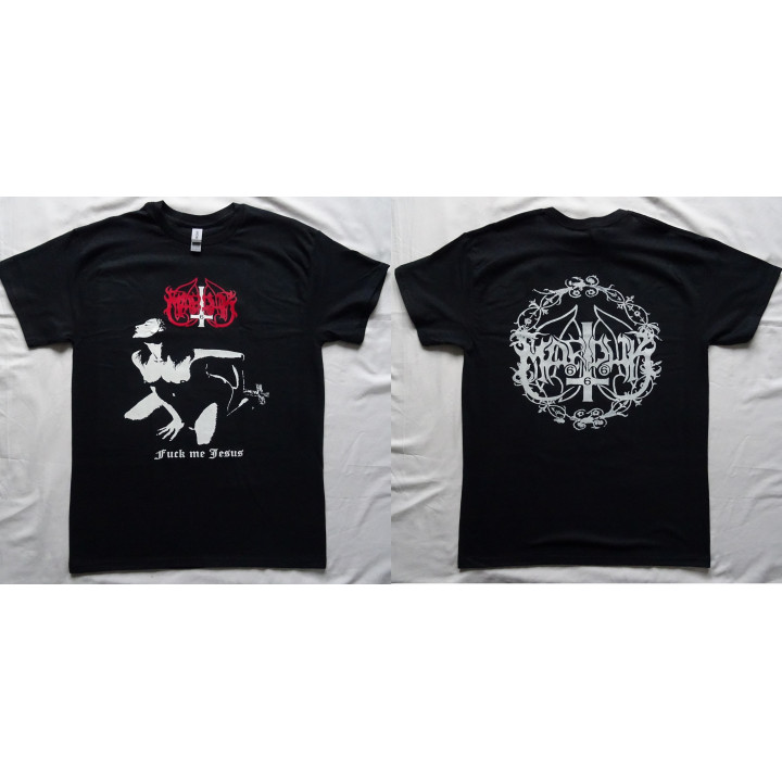 Marduk Fuck Me Jesus Official T-Shirt Marduk Black Fucking Metal