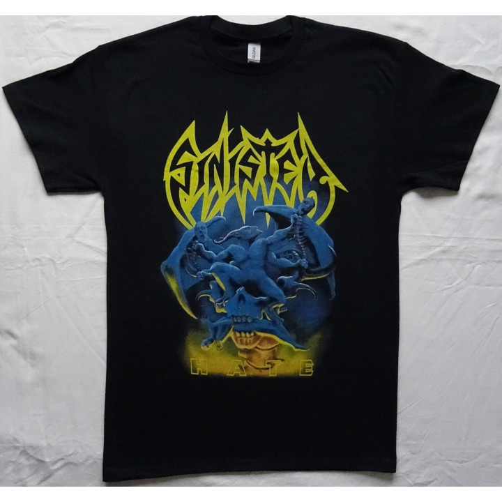 Sinister Hate Hatred Violence Embodiment Of Chaos Official T-Shirt Death Fucking Metal 