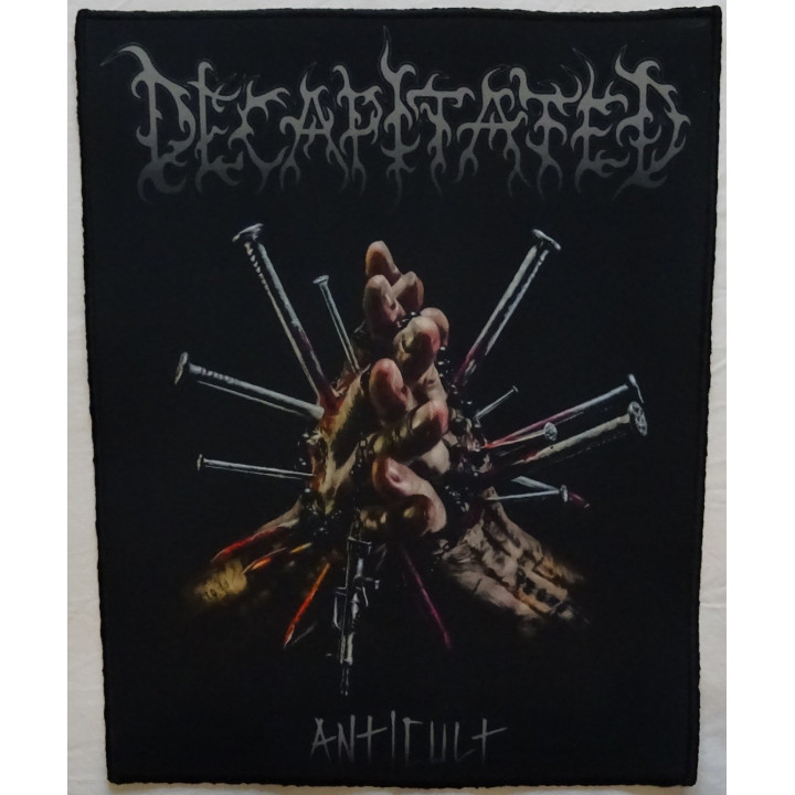 Decapitated Anticult Backpatch Giant Back Patch Rückenaufnäher Aufnäher