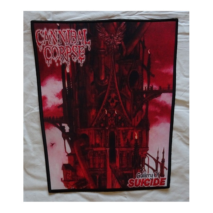 Cannibal Corpse Patch Gallery Of Suicide Backpatch Giant Back Patch Rückenaufnäher Aufnäher
