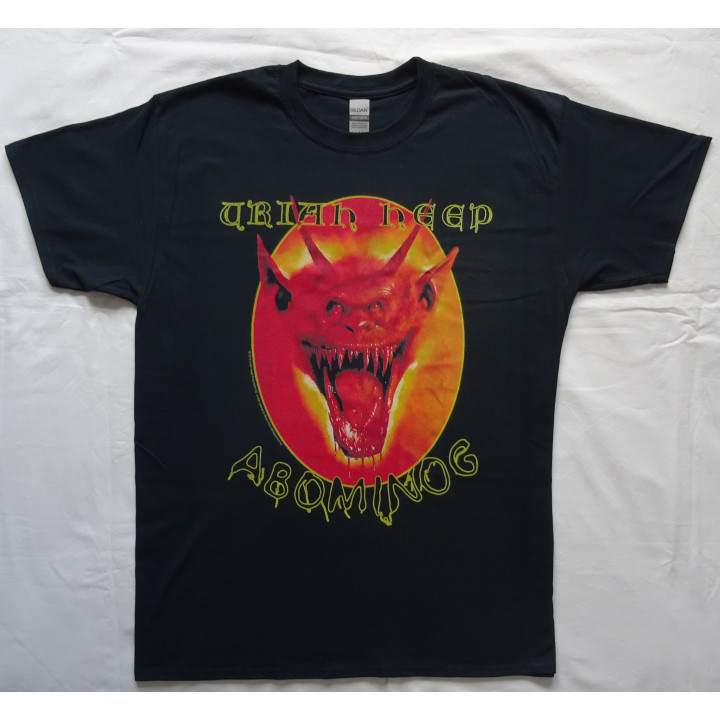 Uriah Heep Abominog Official T-Shirt , Art Rock , Heavy Metal , Hard Rock , Psychedelic Rock