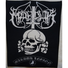 Marduk Legion Backpatch Skull Totenkopf Black Metal Giant Back Patch Rückenaufnäher Aufnäher