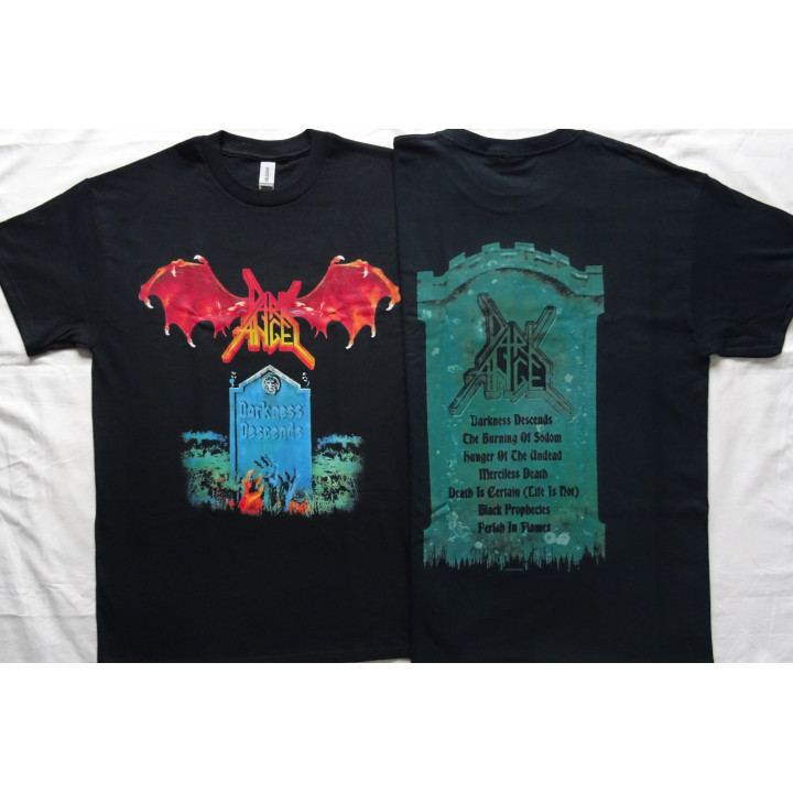 Dark Angel Darkness Descends Thrash Metal Legends Official T-Shirt Dark Fuckin' Angel