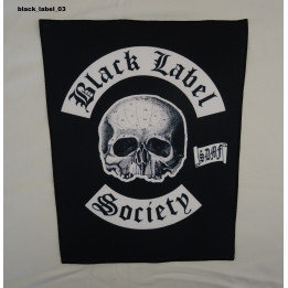 Black Label Society Backpatch Giant Back Patch Rückenaufnäher Aufnäher