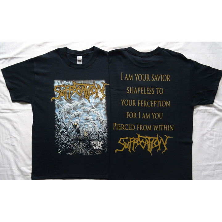 Suffocation Pierced From Within Official T-Shirt Brutal Death Metal