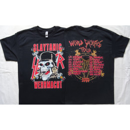 Slayer Slaytanic Wehrmacht World Sacrifice Tour 1989 Angel of Death Regin in Blood South of Heaven Thrash Metal All Size Größe 