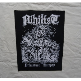 Nihilist Premature Autopsy Cult Demo 1988 Entombed Unleashed Dismember Backpatch Rückenaufnäher Giant Back Patch Rückenaufnäher 