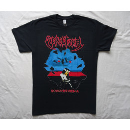Sepultura Schizophrenia Old School 1987 Official Merchandise T-Shirt Thrash Death Metal 