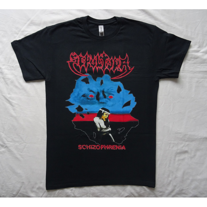 Sepultura Schizophrenia Old School 1987 Official Merchandise T-Shirt Thrash Death Metal 