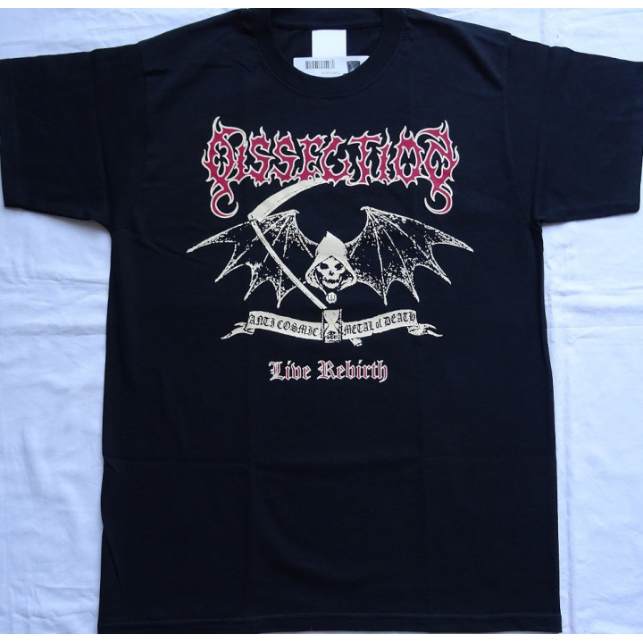 DISSECTION Live Rebirth Anti Cosmic Metal of Death OFFICIAL T-SHIRT UNIQUE