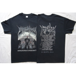 Immolation Kingdom of Conspiracy Europe Tour 2016 Official Merchandise T-Shirt Death Metal 