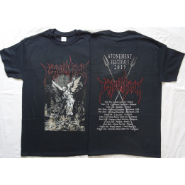 Immolation Atonement World Tour Festivals 2019 Official Merchandise T-Shirt Death Metal 