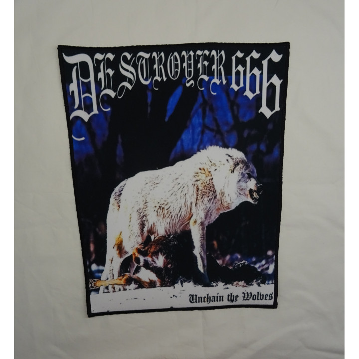 Deströyer 666 Unchain the Wolves Destroyer666 BackPatch Rückenaufnäher