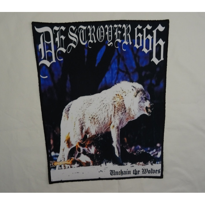 Deströyer 666 Unchain the Wolves Destroyer666 BackPatch Rückenaufnäher