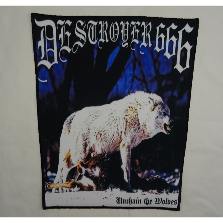 Deströyer 666 Unchain the Wolves Destroyer666 BackPatch Rückenaufnäher