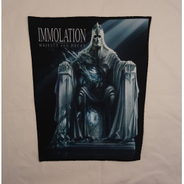 Immolation Majesty and Decay Backpatch Giant Back Patch Rückenaufnäher Aufnäher Ltd
