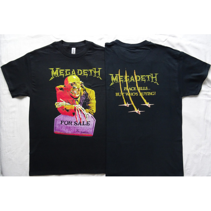 Megadeth Peace Sells... But Who’s Buying? Official T-Shirt Official Merchandise Ⓒ2022 Megadeth