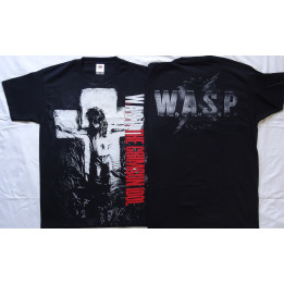 W.A.S.P. WASP We.Are.Satan's.People.The Crimson Idol Official Original Vintage Black T-Shirt Old School Classic Heavy Metal 