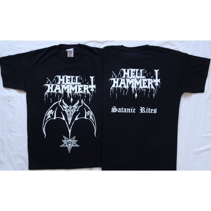 Hellhammer Satanic Rites Official T-Shirt Cult Black Metal Celtic Frost Triptykon