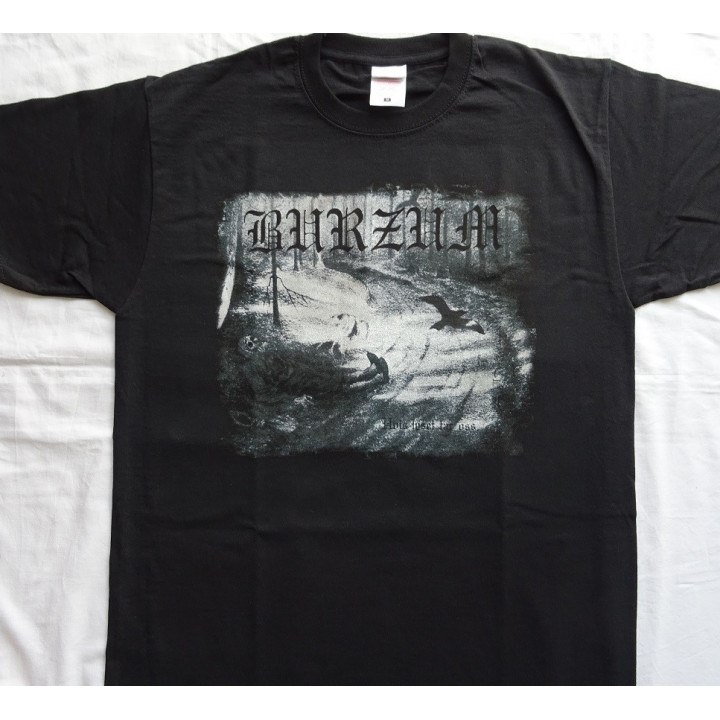 Burzum Hvis Lyset Tar Oss Official T-Shirt Black Metal a∴a∴ Varg Vikernes Count Grishnackh