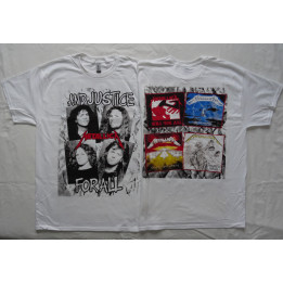 Metallica Official T-Shirt …And Justice For All Metal Classic Kill ’Em All, Ride the Lightning, Master of Puppets Free Shipping 