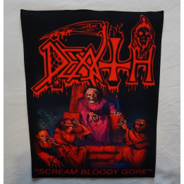 Death Scream Bloody Gore Backpatch Giant BackPatch Patch Rückenaufnäher Aufnäher Death Metal