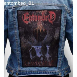 Entombed Backpatch Giant Back Patch Rückenaufnäher Aufnäher 