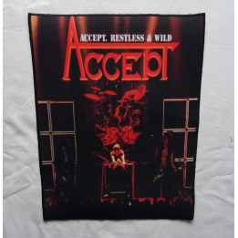 Accept Restless and Wild Backpatch Giant Back Patch Rückenaufnäher Aufnäher