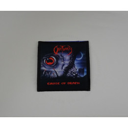 Obituary Cause Of Death Patch Backpatch Rückenaufnäher Aufnäher Florida Death Metal